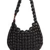 Chloé Woven Leather Shoulder Bag Black