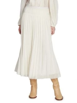 Chloé Virgin Wool Pleated Midi Skirt -Deals Chloé Store unnamed file 102