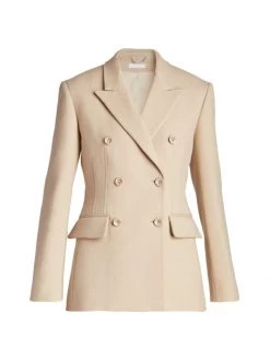 Chloé Double-Breasted Wool Blazer