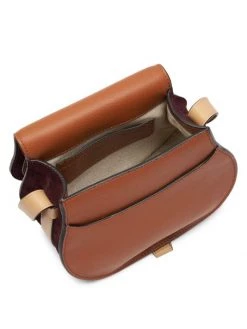 Chloé Small Marcie Suede Saddle Bag Tan -Deals Chloé Store unnamed file 1046