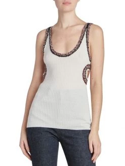Chloé Stitch-Embellished Scoop Tank 10 Chloé Stitch-Embellished Scoop Tank -Deals Chloé Store unnamed file 1051