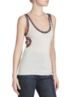 Chloé Stitch-Embellished Scoop Tank 11 Chloé Stitch-Embellished Scoop Tank -Deals Chloé Store unnamed file 1052