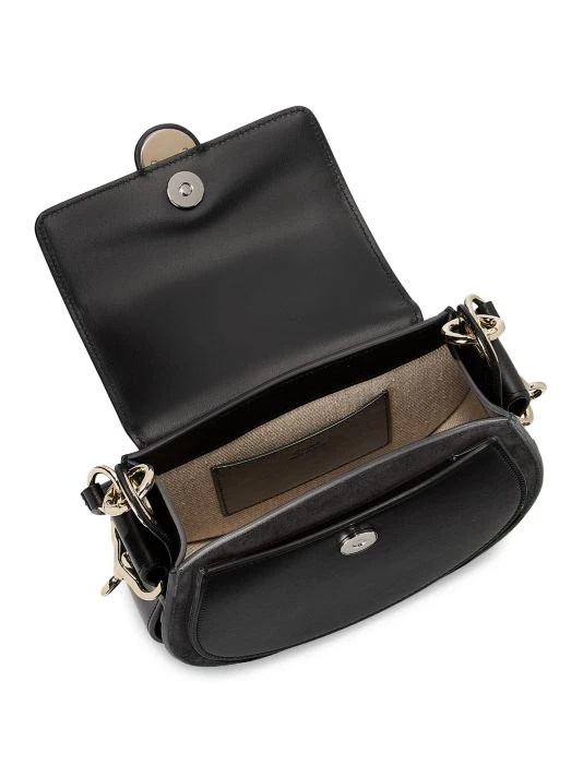 Chloé Small Tess Leather Saddle Bag Sepia Brown 5 Chloé Small Tess Leather Saddle Bag Sepia Brown - Image 3