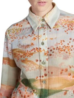 Chloé Floral Pleated Virgin Wool Blouse -Deals Chloé Store unnamed file 1080