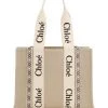 Chloé Medium Woody Friendship Canvas Tote -Deals Chloé Store unnamed file 1081