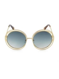 Chloé Carlina Chain 58MM Round Sunglasses