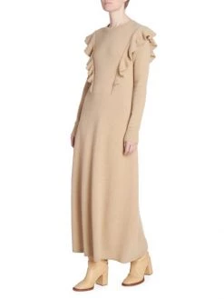 Chloé Ruffled Cashmere Maxi Dress -Deals Chloé Store unnamed file 113