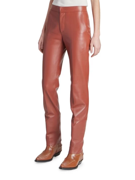 Chloé High-Rise Leather Pants 6 Chloé High-Rise Leather Pants - Image 4