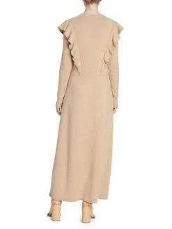 Chloé Ruffled Cashmere Maxi Dress -Deals Chloé Store unnamed file 114