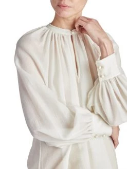 Chloé Virgin Wool Peasant Blouse 13 Chloé Virgin Wool Peasant Blouse -Deals Chloé Store unnamed file 1158