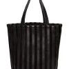 Chloé Nella Stripe Suede & Leather Tote -Deals Chloé Store unnamed file 1159