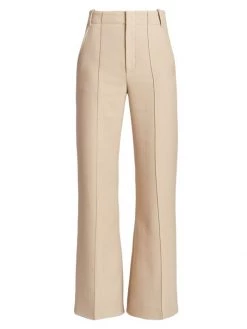 Chloé Pleated Wide-Leg Trousers