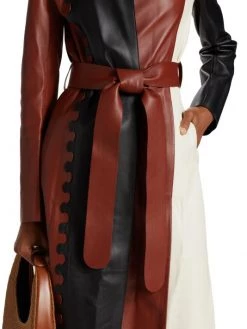 Chloé Paneled Belted Leather Coat -Deals Chloé Store unnamed file 1208