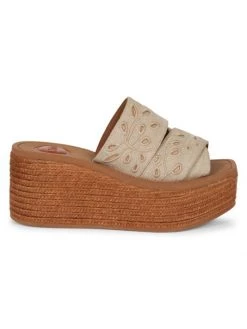 Chloé Woody Platform Espadrille Sandals