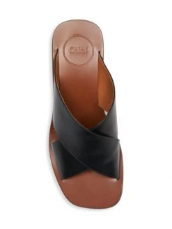Chloé Laia Leather Mules Black -Deals Chloé Store unnamed file 1227