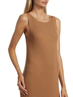 Chloé Sleeveless Ribbed Midi-Dress -Deals Chloé Store unnamed file 1243