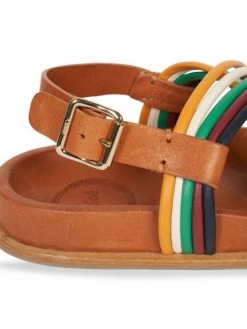 Chloé Kacey Leather Ankle-Strap Sandals Quiet Brown -Deals Chloé Store unnamed file 1250