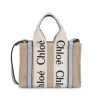 Chloé Mini Woody Linen Tote White Brown 2 Chloé Mini Woody Linen Tote White Brown -Deals Chloé Store unnamed file 1268