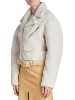 Chloé Dyed Lamb Shearling & Leather Jacket -Deals Chloé Store unnamed file 1281