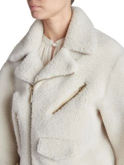 Chloé Dyed Lamb Shearling & Leather Jacket -Deals Chloé Store unnamed file 1283