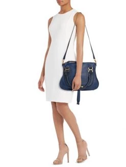 Chloé Medium Marcie Leather Satchel Light Cloud -Deals Chloé Store unnamed file 13