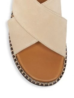 Chloé Laia Crisscross Suede Slides -Deals Chloé Store unnamed file 1306