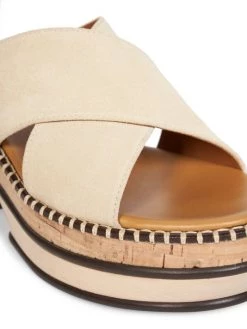 Chloé Laia Crisscross Suede Slides -Deals Chloé Store unnamed file 1308
