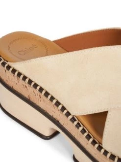 Chloé Laia Crisscross Suede Slides -Deals Chloé Store unnamed file 1309