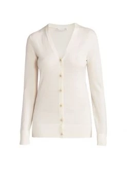 Chloé Wool V-Neck Cardigan Iconic Milk -Deals Chloé Store unnamed file 1323