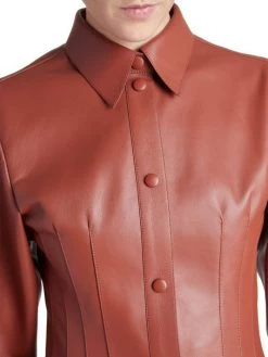 Chloé Snap-Front Leather Shirt 13 Chloé Snap-Front Leather Shirt -Deals Chloé Store unnamed file 1346