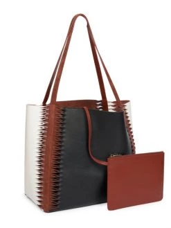 Chloé Louela Tri-Color Twisted Suede Tote -Deals Chloé Store unnamed file 1369