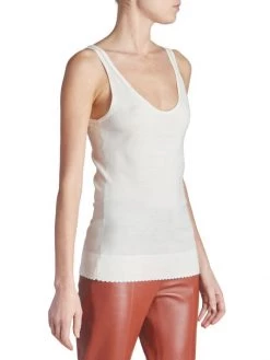 Chloé Knit Scallop-Trim Tank -Deals Chloé Store unnamed file 1379