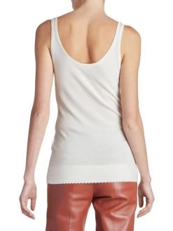 Chloé Knit Scallop-Trim Tank -Deals Chloé Store unnamed file 1380