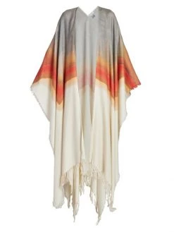 Chloé Painterly Open-Front Maxi Sweater