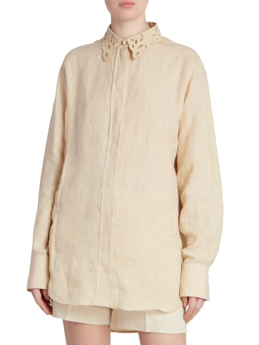 Chloé Oversized Eyelet-Collar Blouse 5 Chloé Oversized Eyelet-Collar Blouse - Image 3