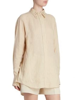 Chloé Oversized Eyelet-Collar Blouse 11 Chloé Oversized Eyelet-Collar Blouse -Deals Chloé Store unnamed file 1397