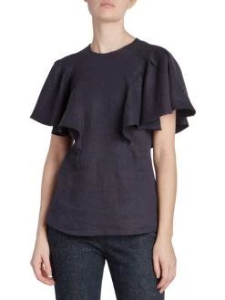 Chloé Linen Flutter-Sleeve Top 10 Chloé Linen Flutter-Sleeve Top -Deals Chloé Store unnamed file 1402