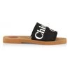 Chloé Woody Linen Slides Black -Deals Chloé Store unnamed file 1406