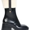 Chloé Betty Shearling-Trim Rain Boots 1 Chloé Betty Shearling-Trim Rain Boots -Deals Chloé Store unnamed file 147