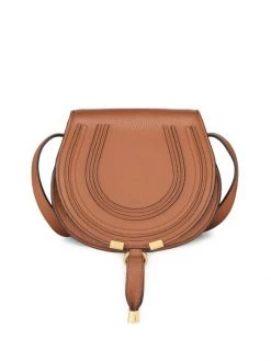 Chloé Small Marcie Leather Saddle Bag Tan -Deals Chloé Store unnamed file 1526