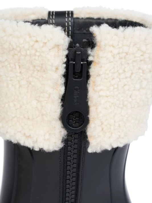 Chloé Betty Shearling-Trim Rain Boots 9 Chloé Betty Shearling-Trim Rain Boots - Image 7