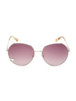 Chloé 61MM Round Heart Sunglasses