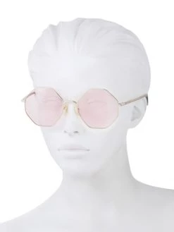 Chloé 57MM Octagon Sunglasses With Clip-On Aviator Lenses -Deals Chloé Store unnamed file 1583