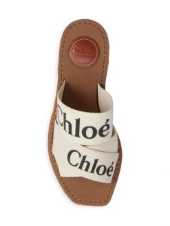 Chloé Woody Espadrille Platform Wedge Mules Black -Deals Chloé Store unnamed file 159