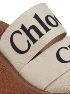 Chloé Woody Espadrille Platform Wedge Mules Black -Deals Chloé Store unnamed file 160