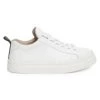 Chloé Lauren Leather Sneakers White Beige