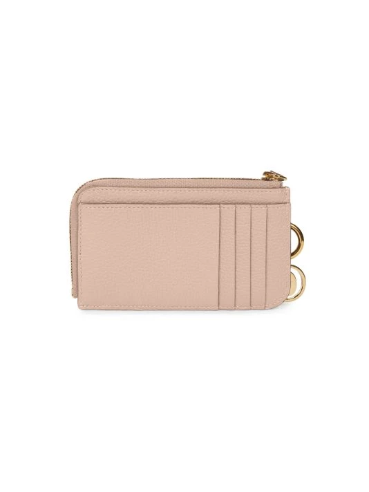 Chloé Alphabet Zip Leather Card Case Black 4 Chloé Alphabet Zip Leather Card Case Black - Image 2