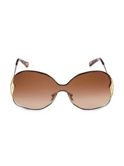 Chloé Curtis 59MM Square Sunglasses Gold