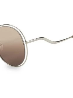 Chloé Wendy 59MM Round Sunglasses Gold Brown -Deals Chloé Store unnamed file 1694