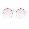 Chloé Rosie Round Scalloped Sunglasses Gold Gradient Pink -Deals Chloé Store unnamed file 1698